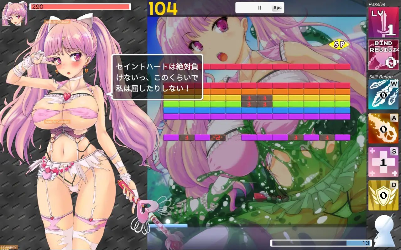 图片[3]-【2D生肉】闘壊ガール-ブロック崩しRPG- 【PUZ动态巨乳魔法少女PC】-夺宝游戏